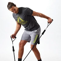 Reebok Delta corde de résistance ultra-adhérentesn avec Poignées, résistance très lourde Conception interchangeable