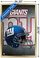 NFL New York Giants - Helmet 16 Wall Poster, 14.725" x 22.375" Framed