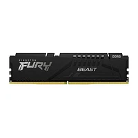 Kingston Fury Beast Black 32GB 4800MT/s DDR5 CL38 XMP 3.0 Ready Computer Memory Single Module KF548C38BB-32