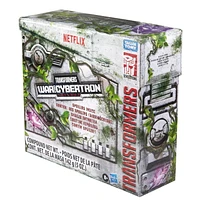Transformers Generations War for Cybertron, emballage avec spoiler (divulgâcheur) inspiré de la trilogie, classe Leader, dès 8 ans, 17,5 cm