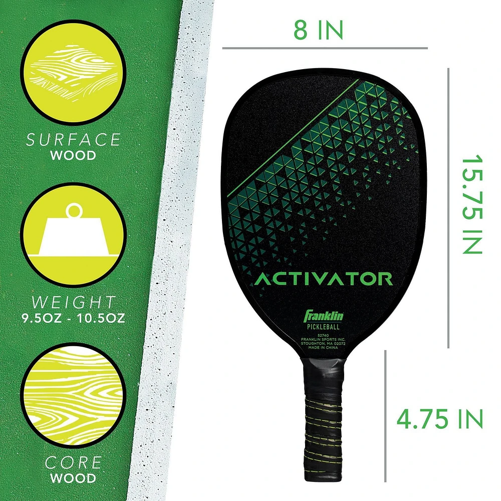 Franklin Sports Activator Pickleball Paddle, Pickleball Paddle