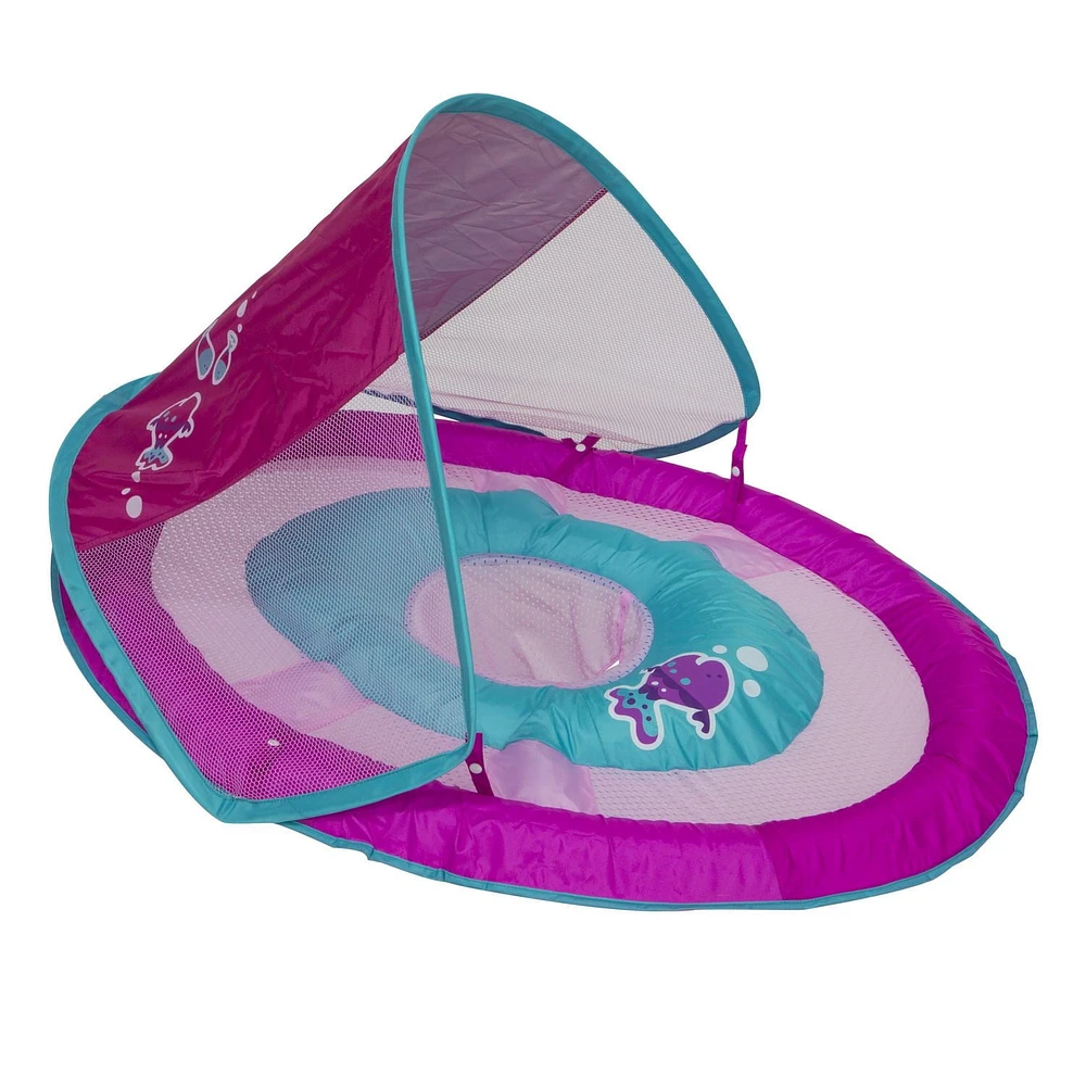 Baby Spring Float Sun Canopy - Pink Fish