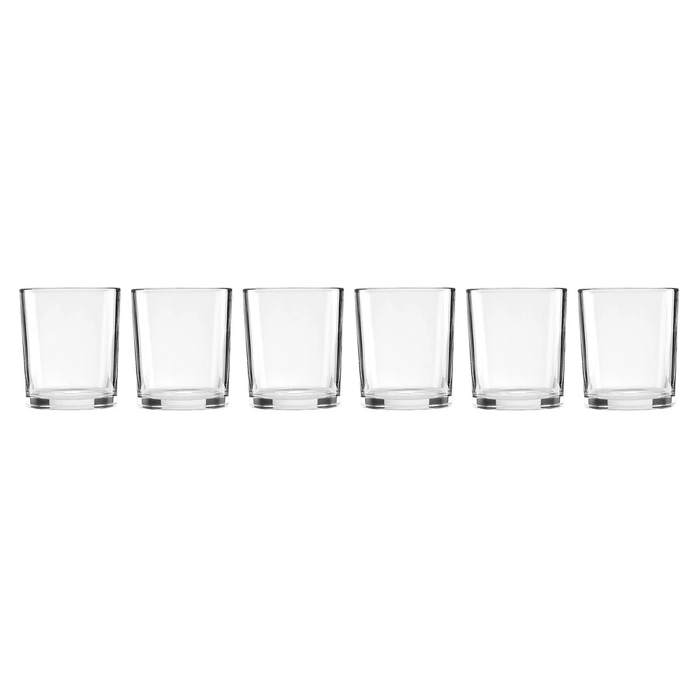 ONEDIA MERRY & BRIGHT STACKABLE CLEAR TALL GLASS