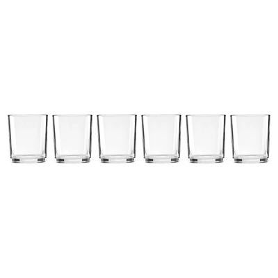 ONEDIA MERRY & BRIGHT STACKABLE CLEAR TALL GLASS