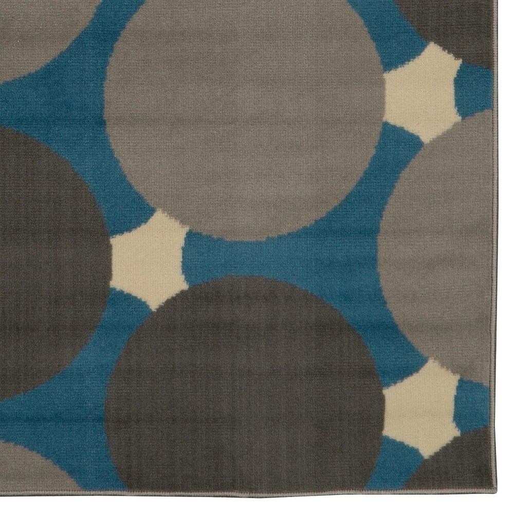 Capri Jasper Blue & Grey 6' 5" x 9' 3" Area Rug