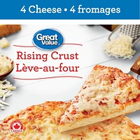 Pizza lève-au-four Great Value 4 fromages 632 g