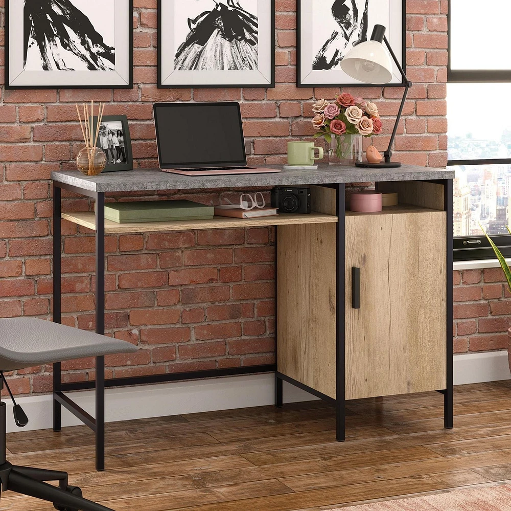 Sauder La Collection Market Commons® Bureau, Finition Prime Oak, 431296