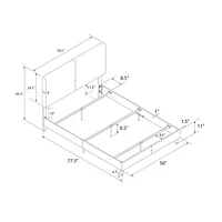 DHP Janford Upholstered Bed
