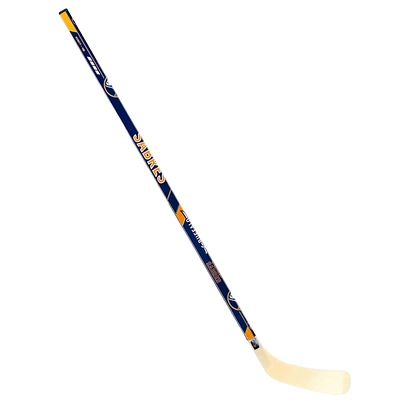 Franklin Sports Bâton de hockey de rue  Sabres de la NHL - 48 po Jr pour droitier
