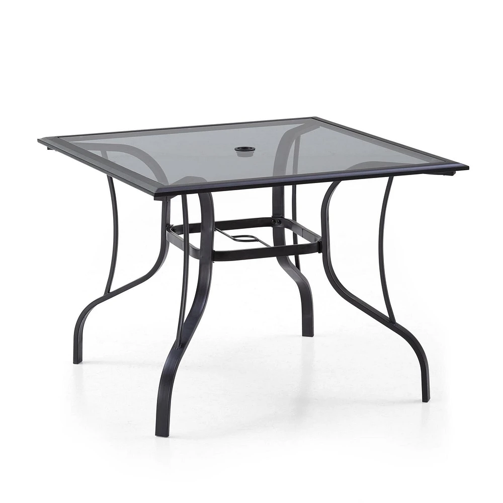 Ensemble table et chaises Montclair Mainstays Plateau en verre trempé