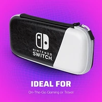 PDP Gaming Slim Deluxe Travel Case: Black & White, Switch Dlx Case Black/White