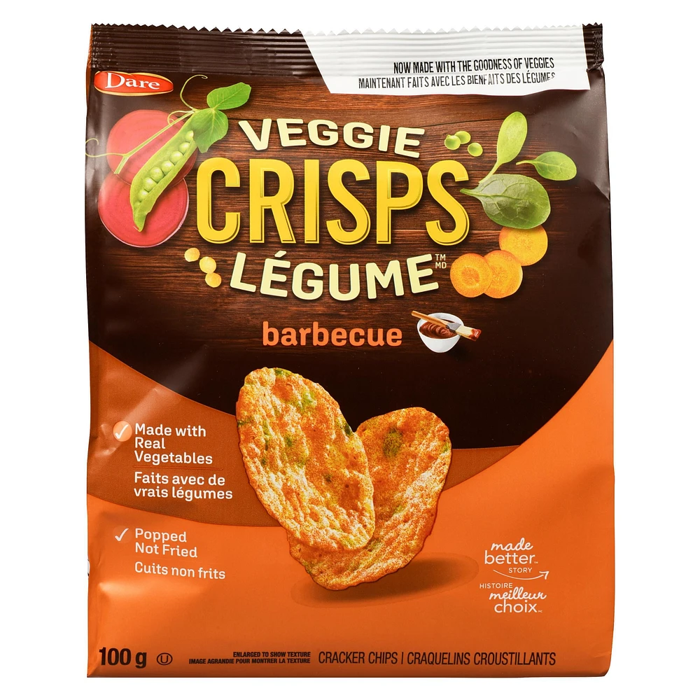 Dare Veggie Crisps Barbecue Cracker Chips, 100g