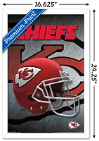 NFL Kansas City Chiefs - Helmet 16 Wall Poster