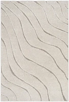 Safavieh Florida Tabitha Tapis Abstract, gris clair / bleu, 5'3" X 7'6"