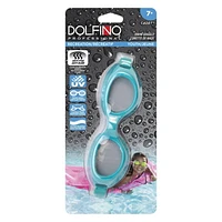 Dolfino Pro Cadet Child Swim Goggle -  Turquoise / Smoke, Child Swim Goggle
