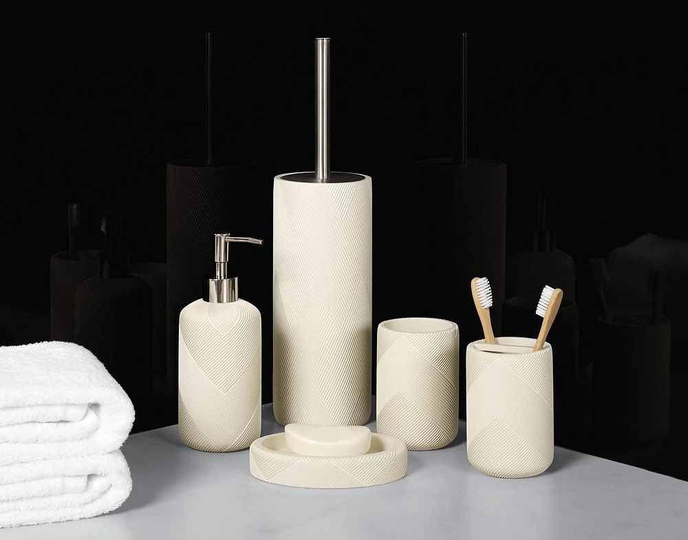 Porte-savon graphique Mainstays beige