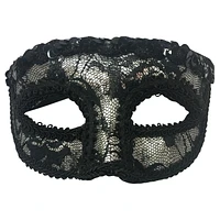 Women's Silver Lace Mask