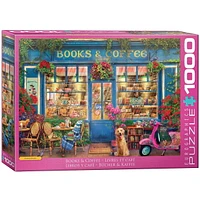 Books and Coffee 1000 Piece Puzzle