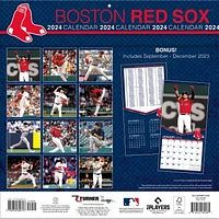 Turner Licensing Boston Red Sox 2024 12x24 Inch Square Wall Calendar, 9798350600797