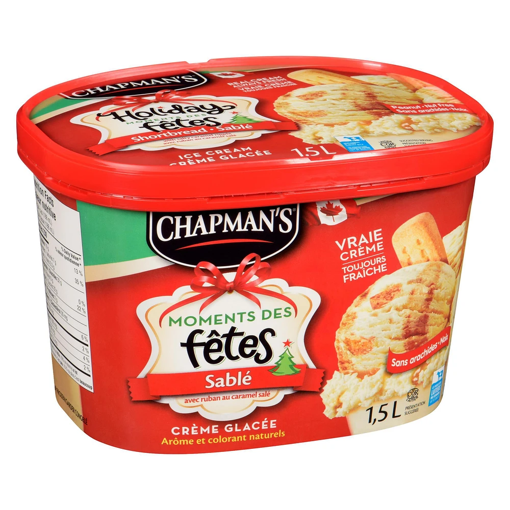 Chapman's Holiday Moments Shortbread Ice Cream