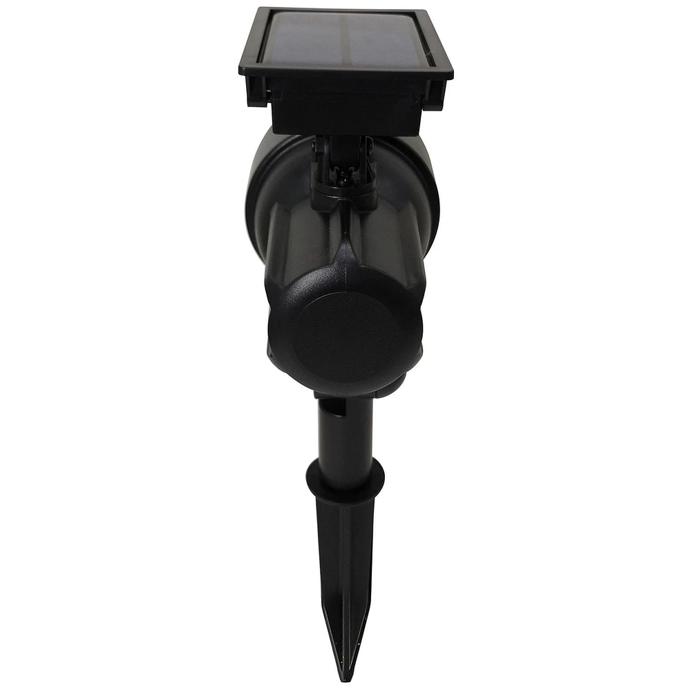 Mainstays 20 Lumen Solar Outdoor Landscape Spotlights, Black (2-Pack), MS 2PK 20L SOLAR SPOTLIGHT