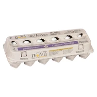 Nova Ultra oeufs blancs compte de 12