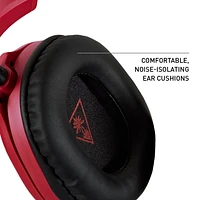 Turtle Beach® Recon 70 Gaming Headset for PS4™ Pro, PS4™, and PS5™ Midnight Red, PlayStation 4