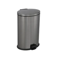 hometrends POUBELLE À PÉDALE EN ACIER INOXYDABLE DE 12 LITRES Ovale/12 Litre