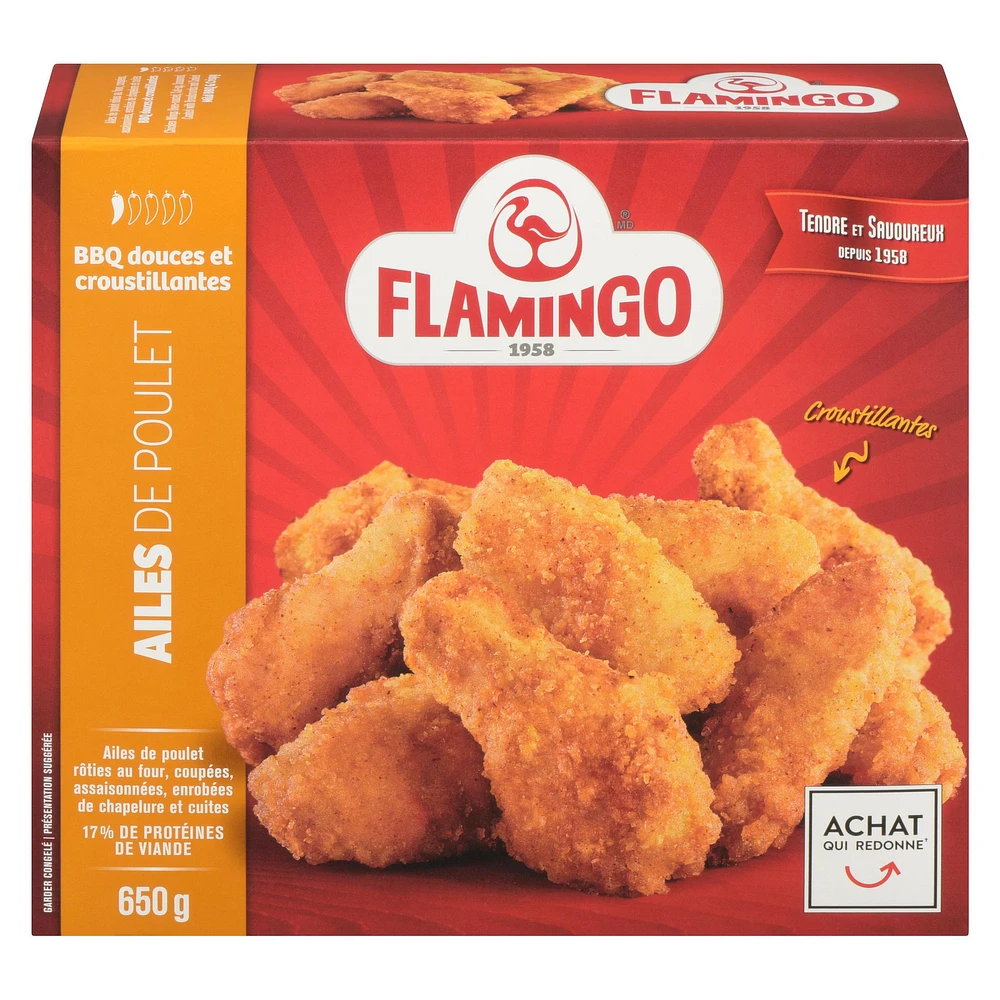 Flamingo Mild BBQ & Crispy Chicken Wings