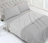 4 Piece High Quality Printed Microfibre Sheet Set