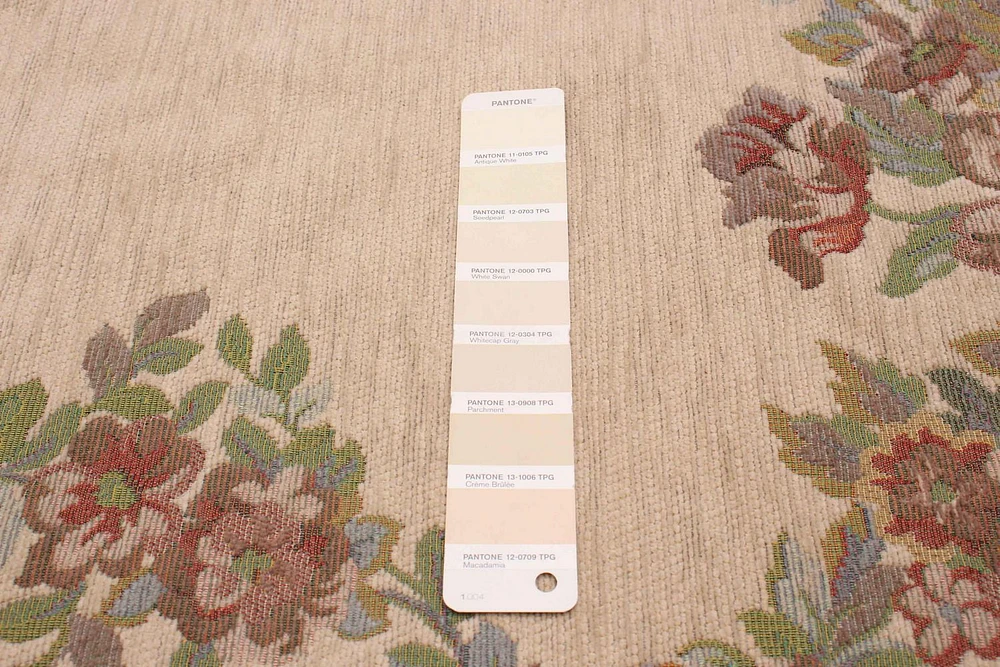 ECARPET Lotus Mod Ivory Rug 5'6" x 7'9"
