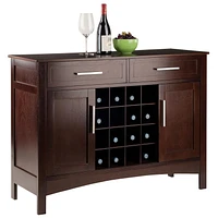 Winsome Buffet-armoire/desserte Gordon fini Cappuccino