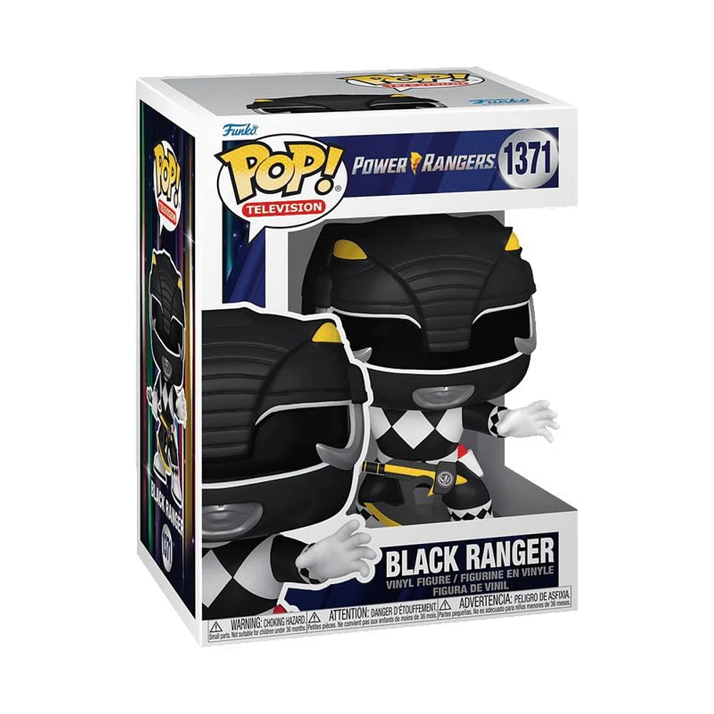 Funko Pop! Power Rangers - Black Ranger (30E Anniversaire) Figurine En Vinyle