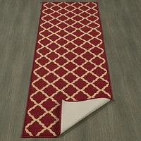 Tapis contemporain à motif de treillis marocain de la collection Ottohome
