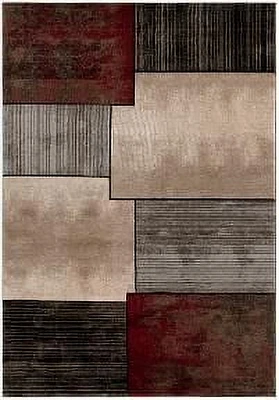 Tapis abstrait moderne de la collection Montage Branch de Rug
