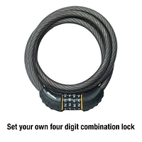 Cadenas à cable Master Lock définissez votre propre combination