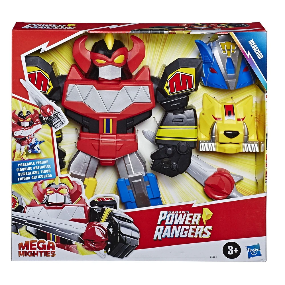 Playskool Heroes Mega Mighties Mighty Morphin Power Rangers - figurine Megazord de 30 cm