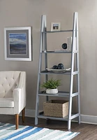 Aurora Ladder Bookshelf, Grey