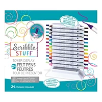 Les feutres rétractables Scribble Stuff 24 pièces