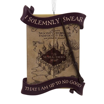 Décoration Hallmark de Noël (Carte du Marauder, Harry Potter)