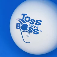 Banzai Toss Like A Boss Outdoor Giant Pong Lawn Game with Drawstring Bag, Toss Like A Boss