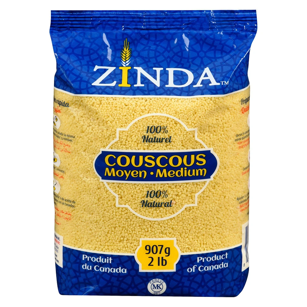 COUSCOUS MEDIUM                                                                 ;, ZINDA COUSCOUS MEDIUM  907G