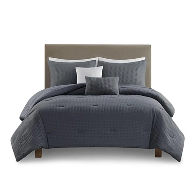 Home Trends 5 Piece Dorian Comforter Set, D/Q, K