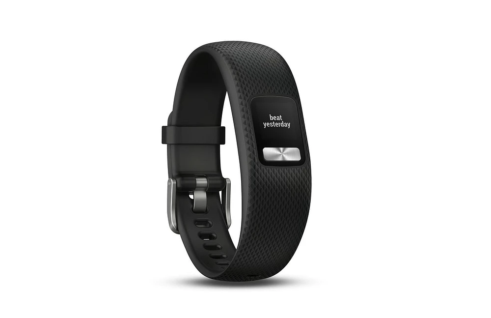 Garmin Vivofit 4 Fitness and Activity Tracker with 1 Year Battery Life and Colour Display in Black - Large