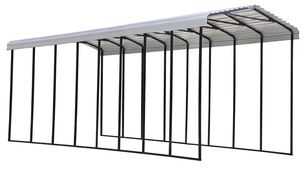 Arrow Carport, 14x38x14, Eggshell