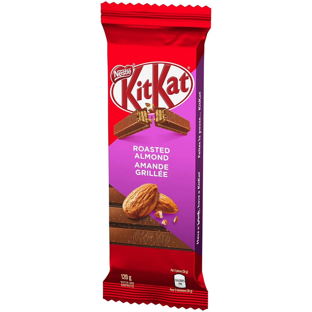 KITKAT Roasted Almond Wafer Bar 120g