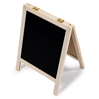 Time 4 Crafts DIY inachevé Ensemble de tableau noir en bois A-Frame