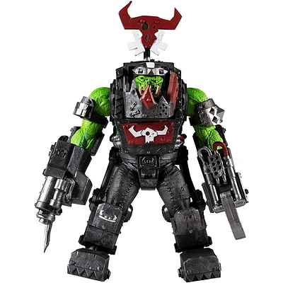 McFarlane Toys Warhammer 40,000 Ork Meganob with Shoota & Base Mega Action Figure