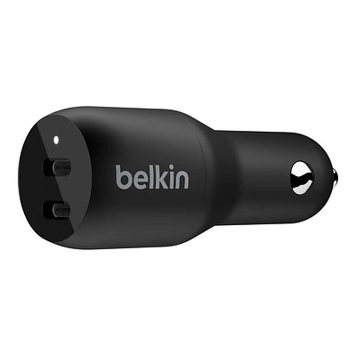 USB-C 36 W  BOOST-CHARGE double car charger™, BELKIN DUAL USB-C CAR 18W