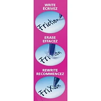 FriXion Light Surligneurs effaçables - Couleurs Pastel assorties Pointe 4.0mm, 3/paquet